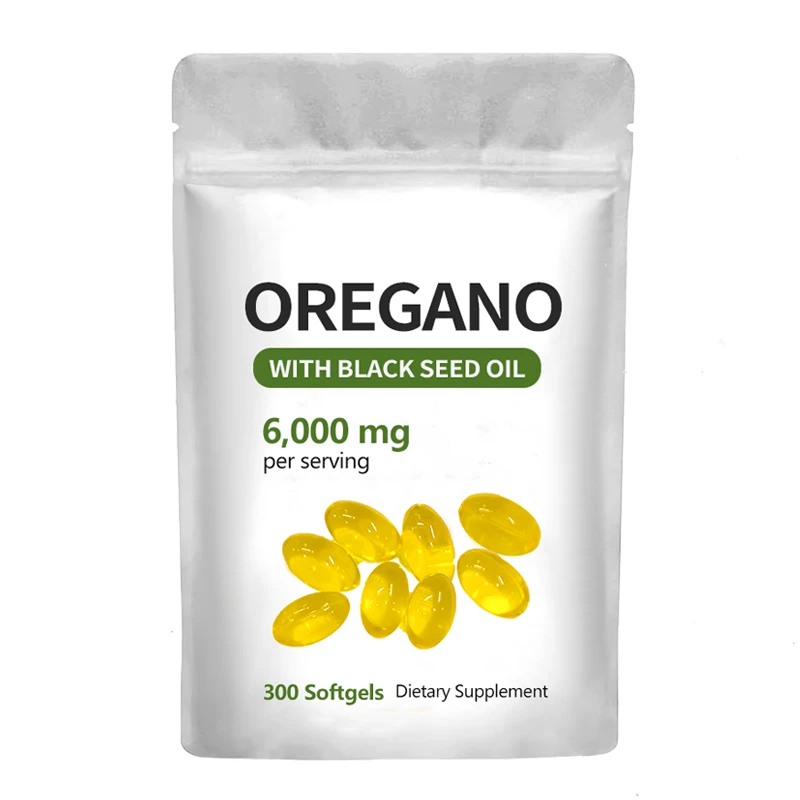 Olejek z oregano z kapsułkami oleju z nasion czarnuszki